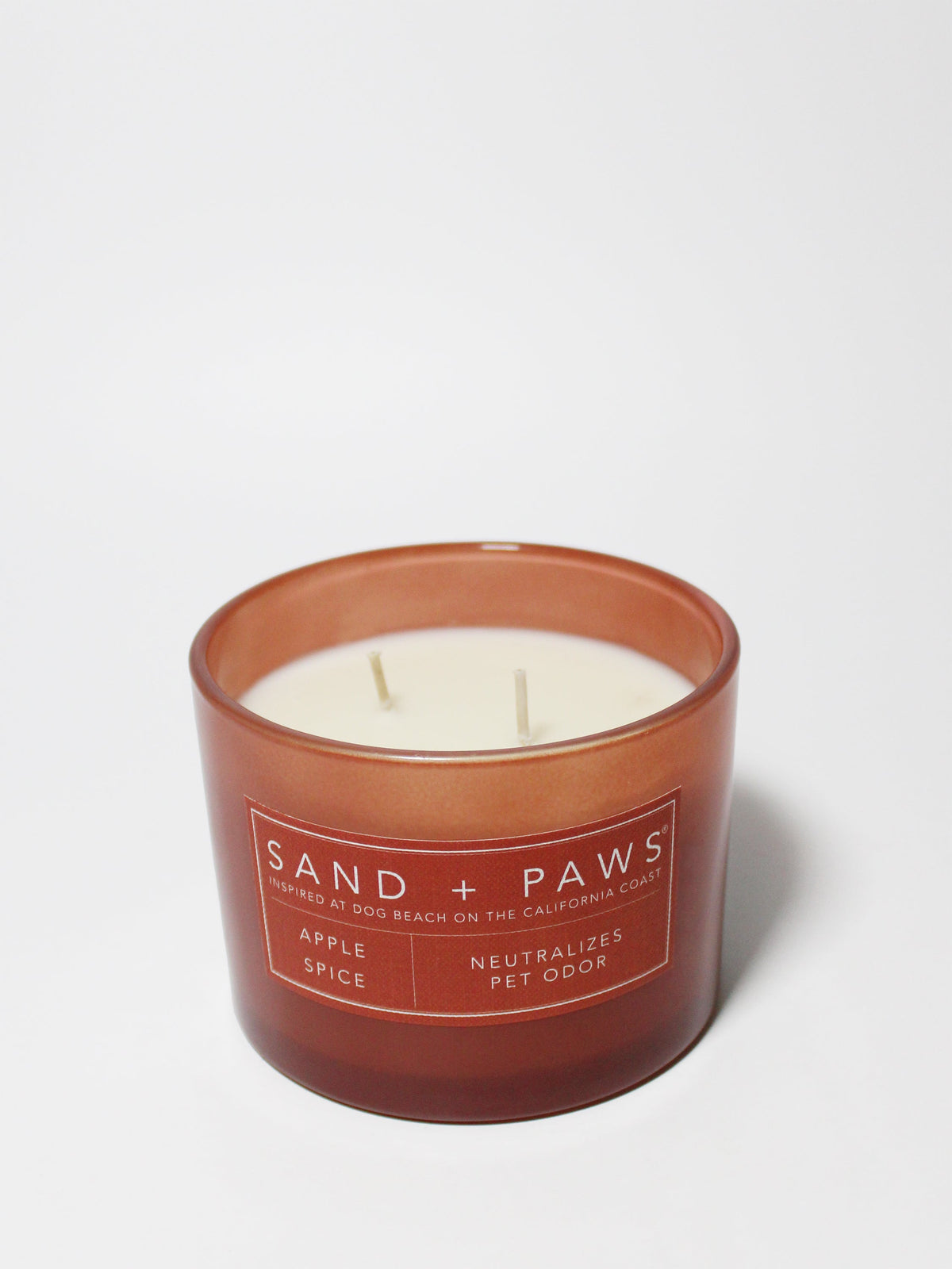 Aromatic Sand + Paws Apple Spice 12 oz scented candle