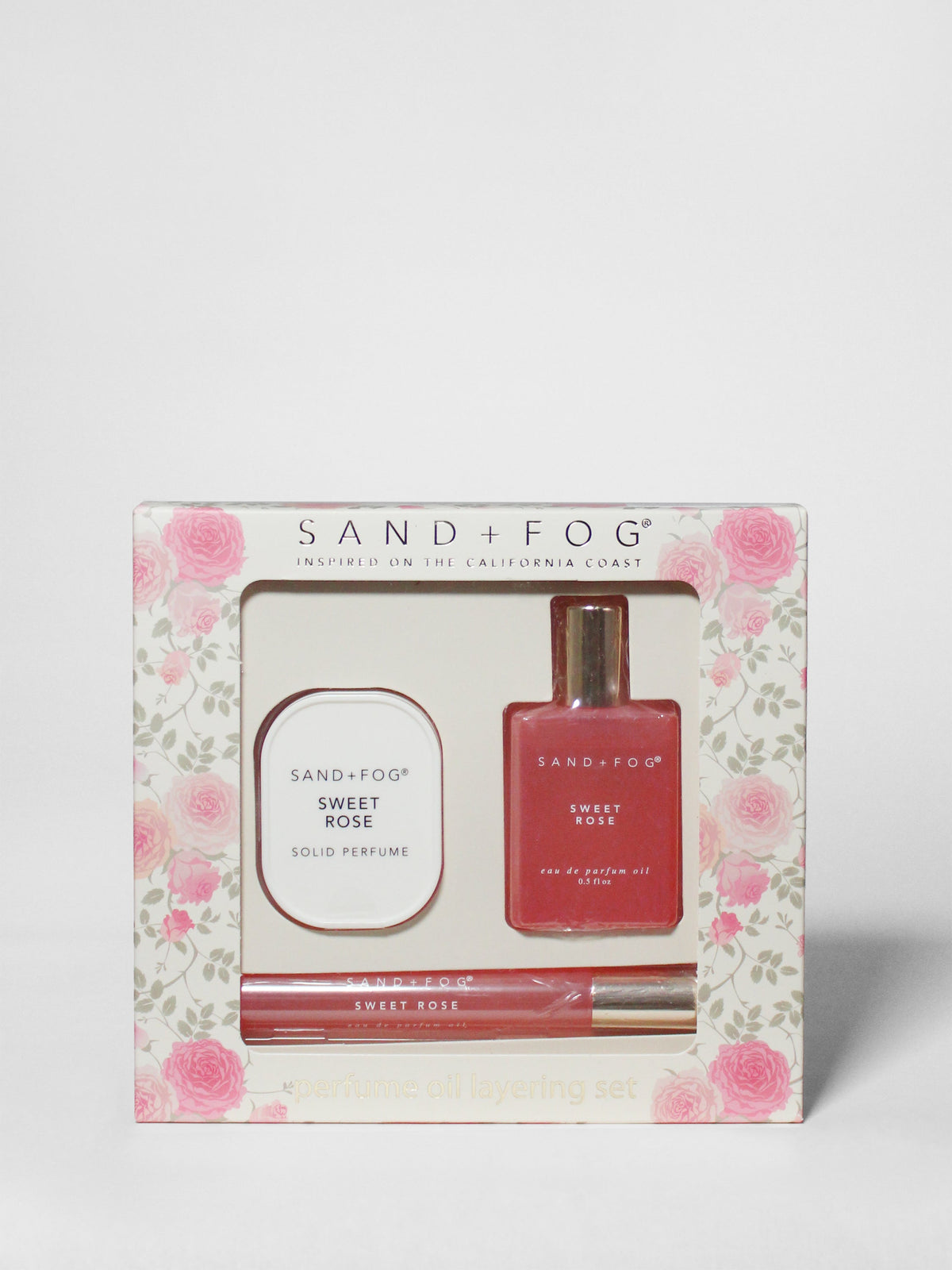 Alluring Perfume Oil Rollerballs and Solid Perfume Set - Sweet Rose