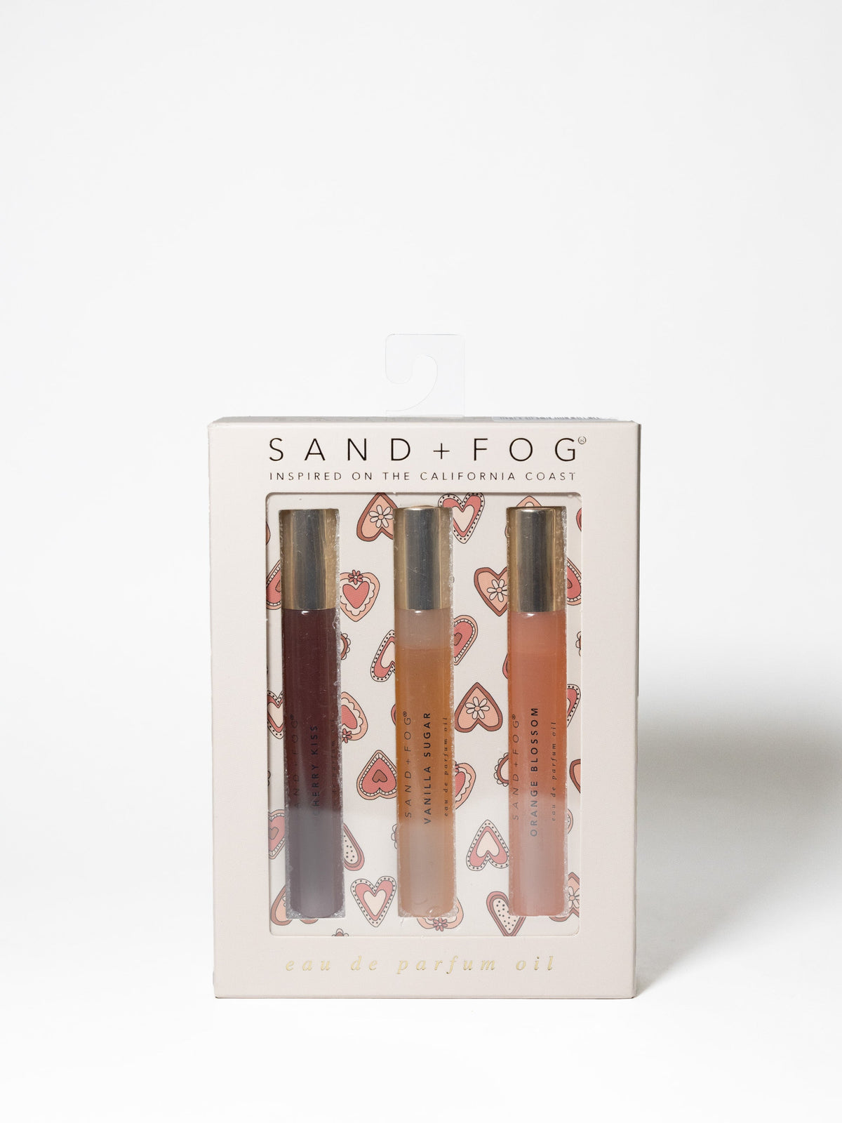 Alluring Exploratory Perfume Oil Rollerball Set - Pink Heart Collection