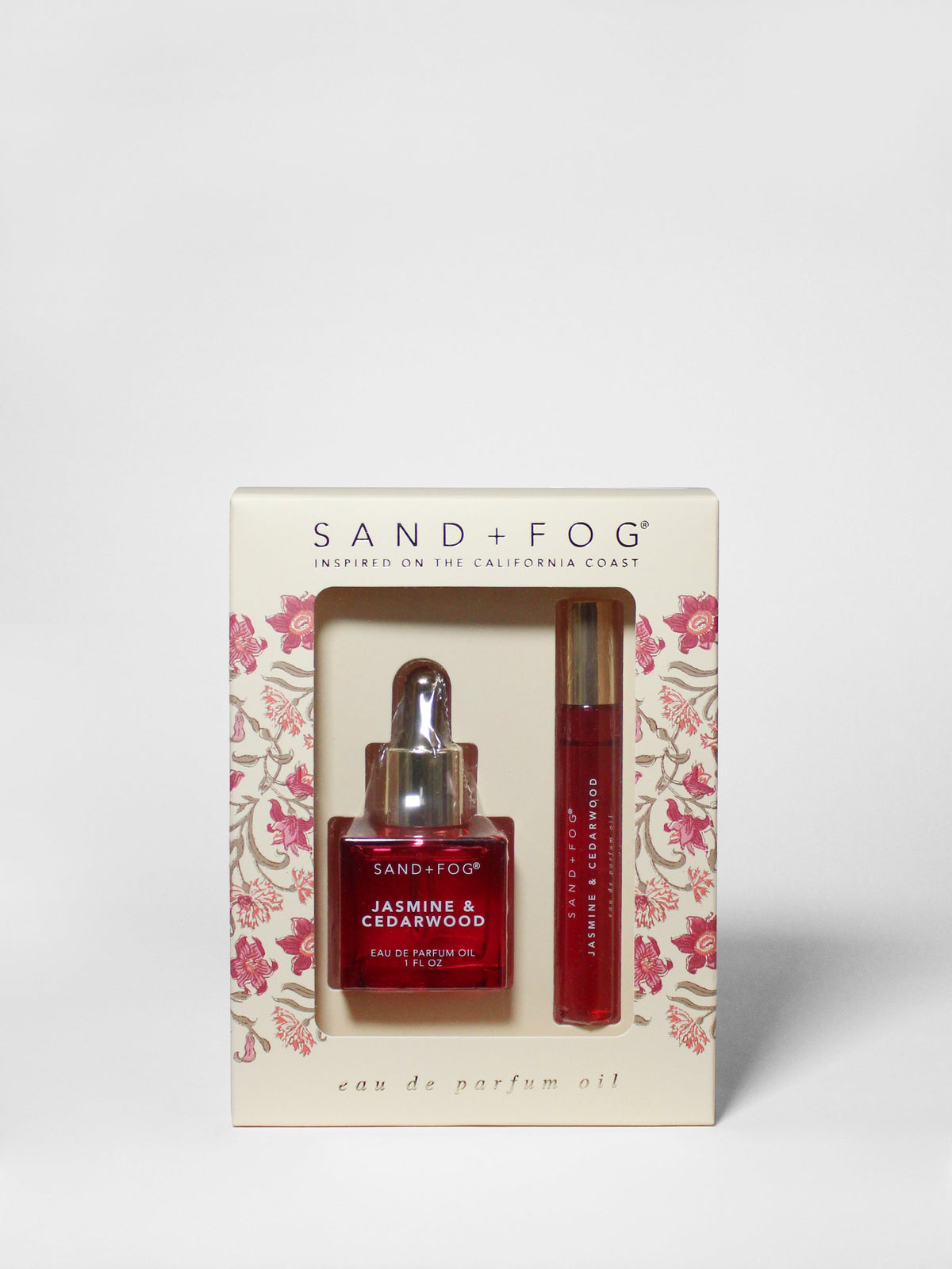 Alluring Perfume Oil Rollerball and Perfume Dropper Set - Jasmine & Cedarwood