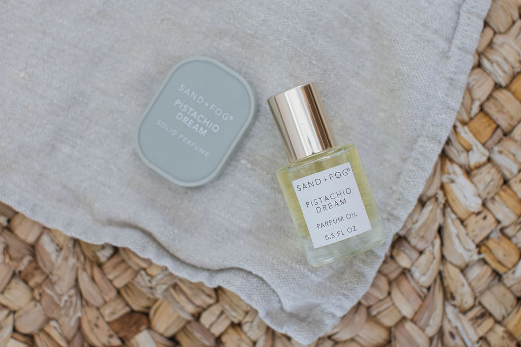 Alluring Perfume Oil Rollerball and Solid Perfume Set - Pistachio Dream