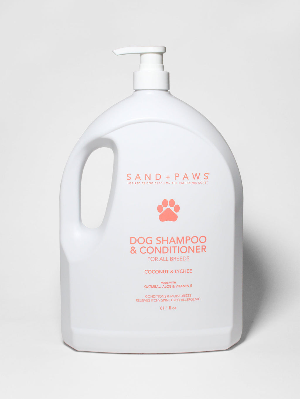 Gentle Sand + Paws Pet Shampoo & Conditioner - Coconut & Lychee