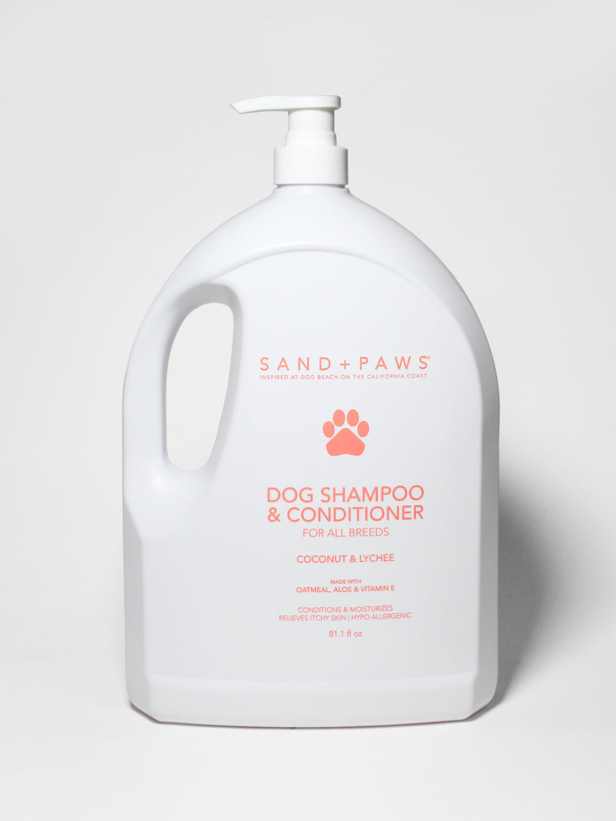 Gentle Sand + Paws Pet Shampoo & Conditioner - Coconut & Lychee