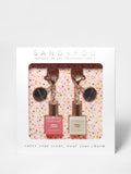 Alluring Bag Charm Perfume Oil Rollerball Set - Berries & Cream + Vanilla Cake