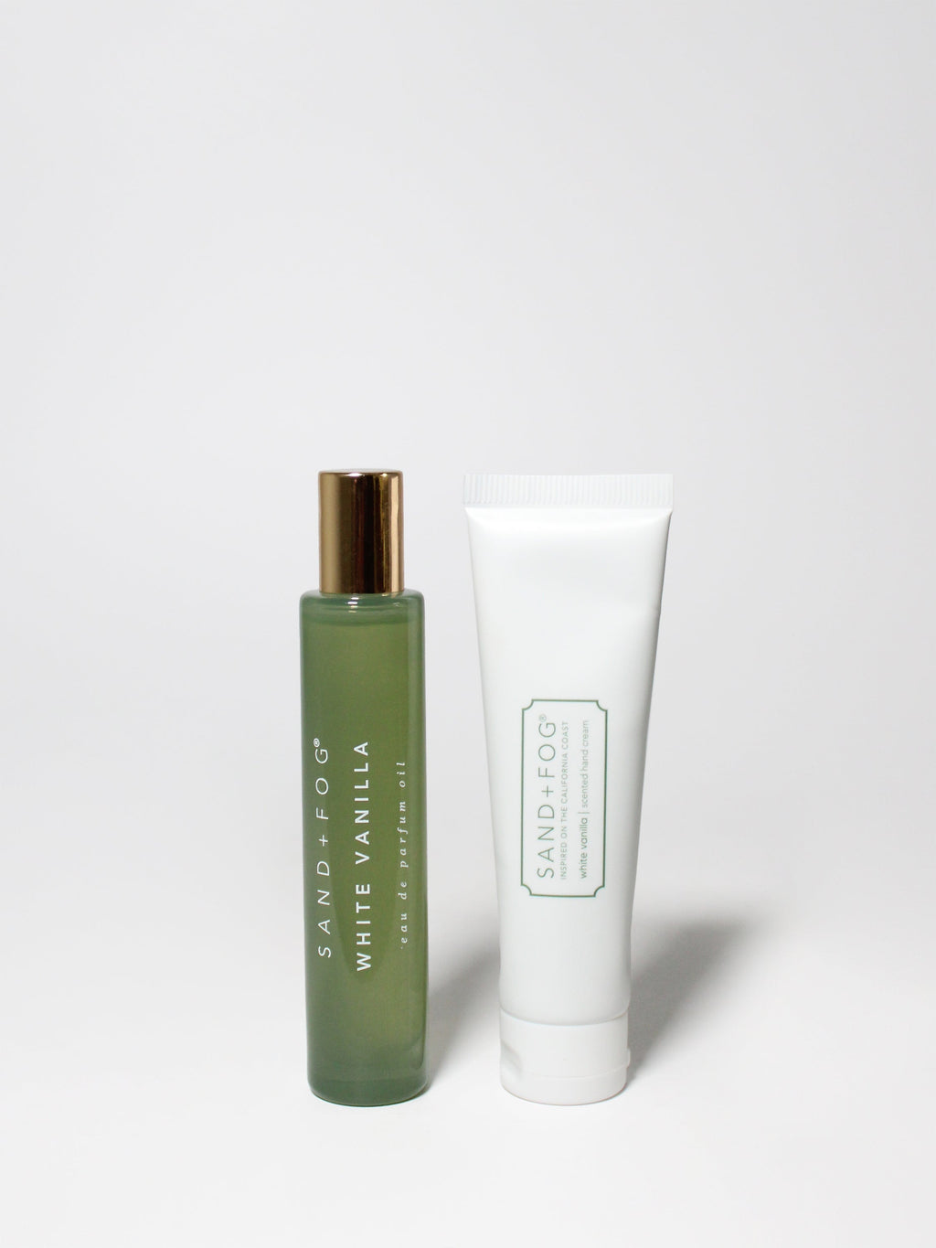 Pampering Hand Cream and Perfume Oil Rollerball Set - White Vanilla