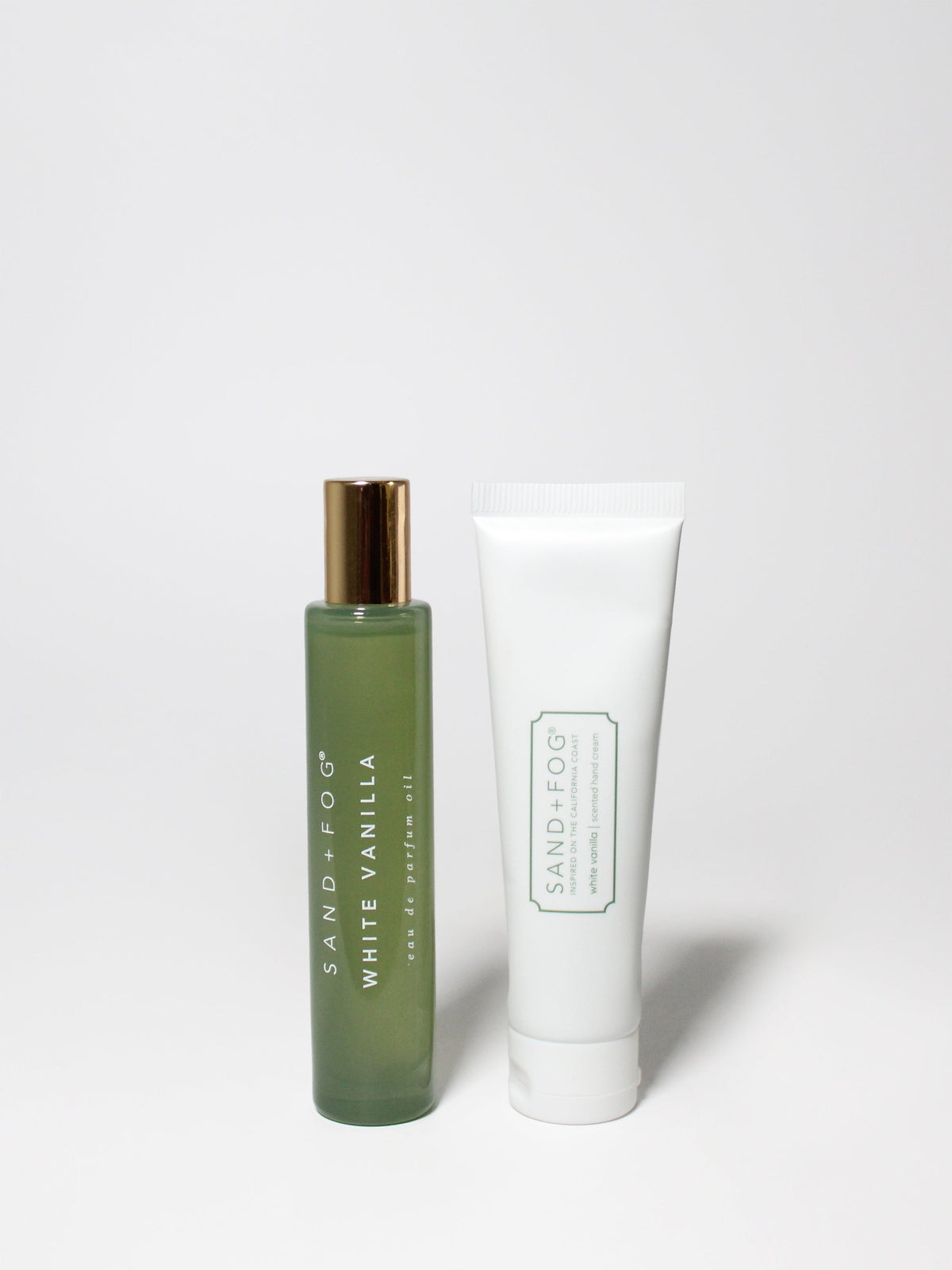 Pampering Hand Cream and Perfume Oil Rollerball Set - White Vanilla