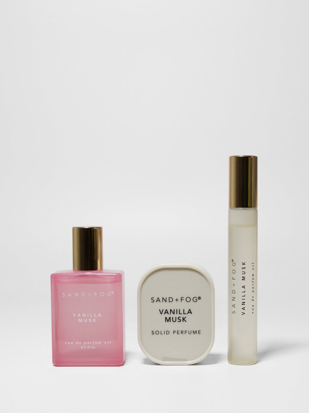 Alluring Perfume Oil Rollerballs and Solid Perfume Set - Vanilla Musk