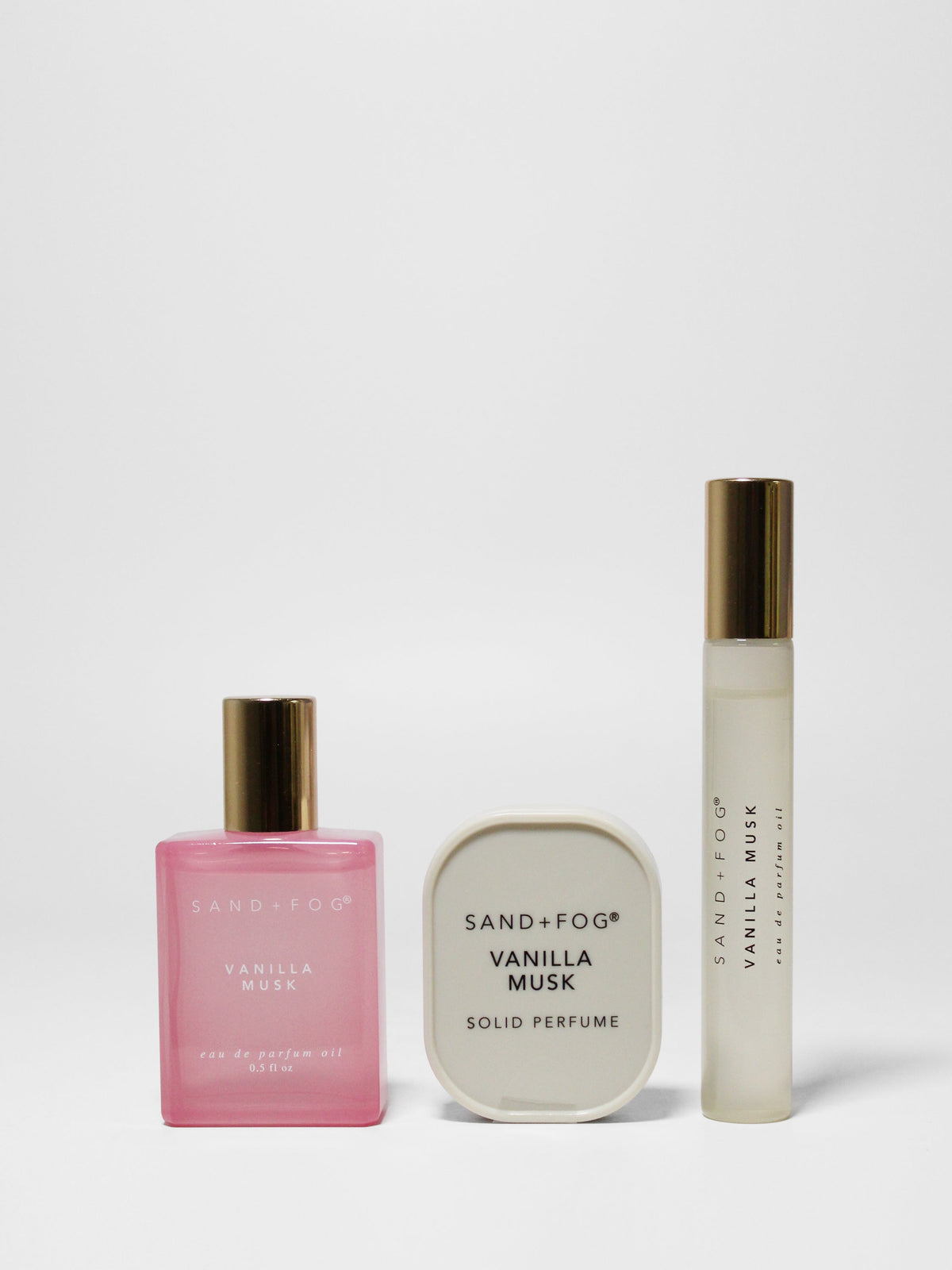 Alluring Perfume Oil Rollerballs and Solid Perfume Set - Vanilla Musk
