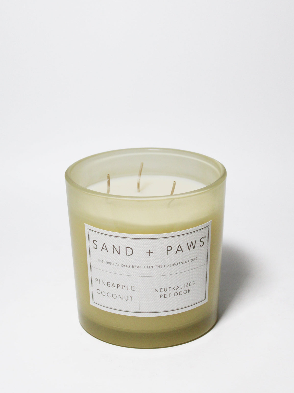 Aromatic Sand + Paws Pineapple Coconut 21 oz scented candle