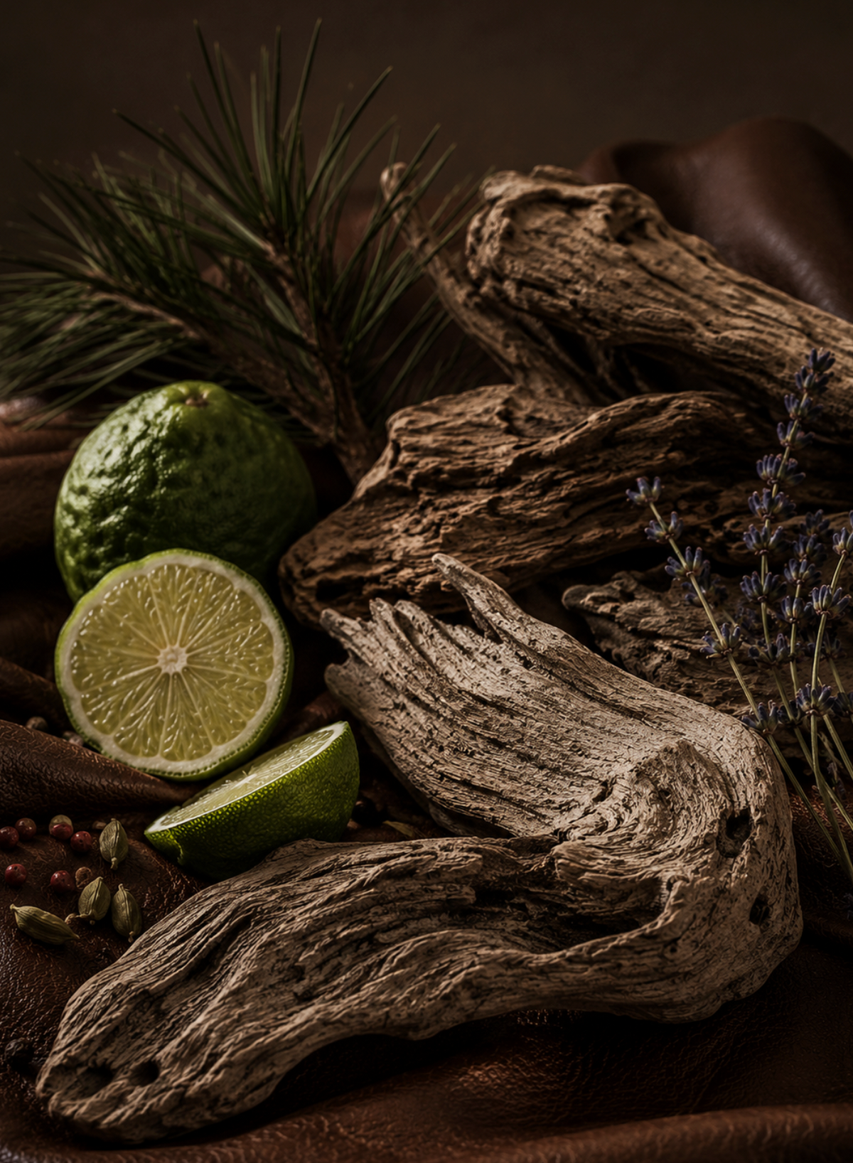 Alluring Driftwood & Leather 50ml Perfume Oil Dropper