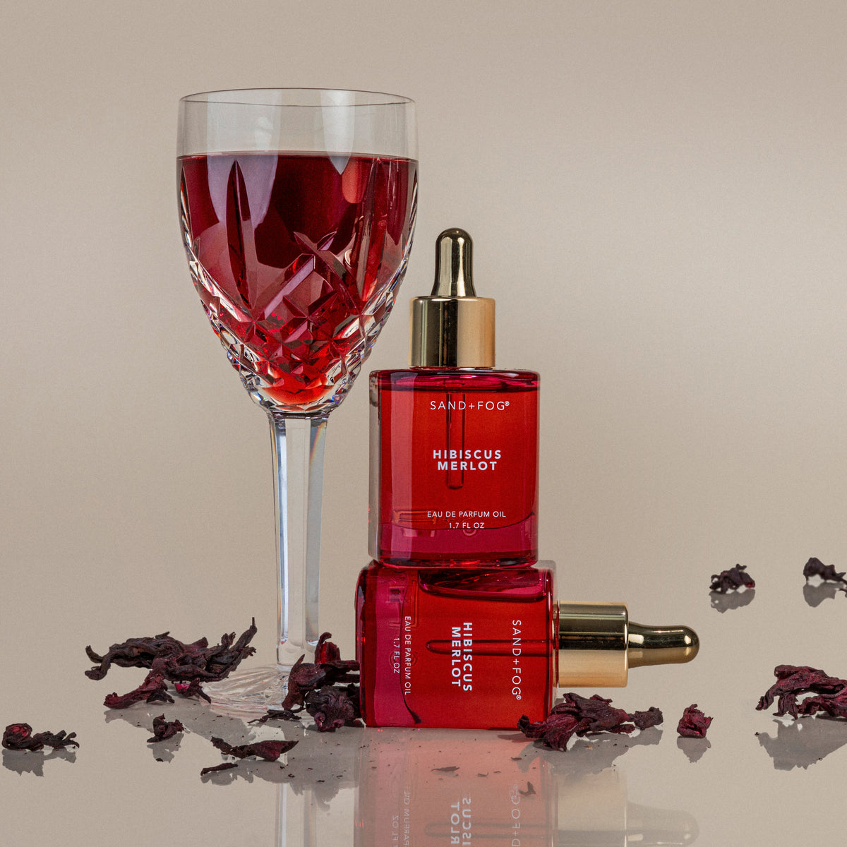 Alluring Hibiscus Merlot 50ml Perfume Oil Dropper